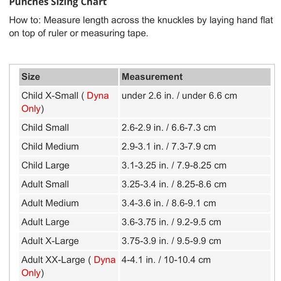 Macho Dyna Punch Child Large/Adult Small - Picture 10 of 10